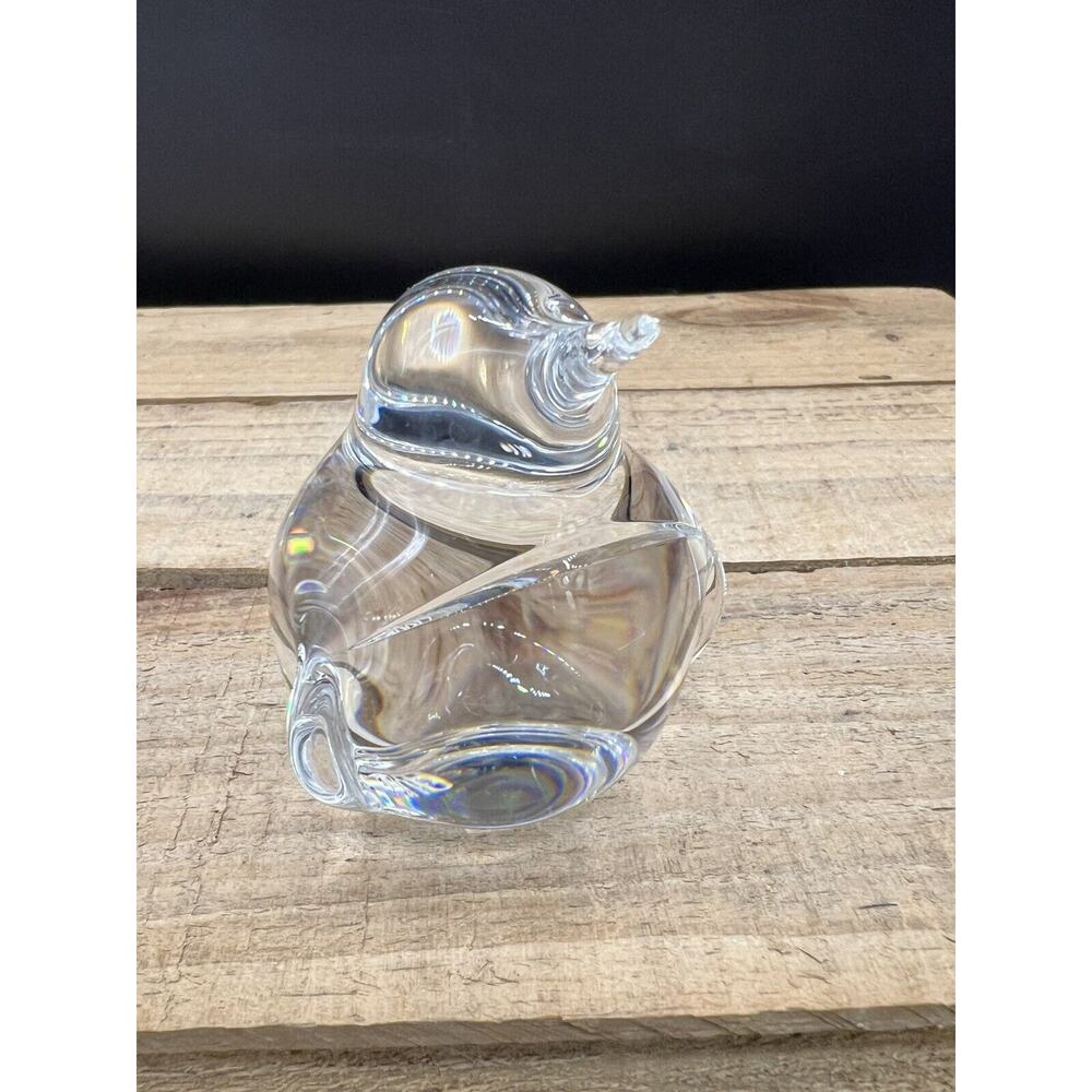 Hoya Crystal Penguin Figurine Paperweight